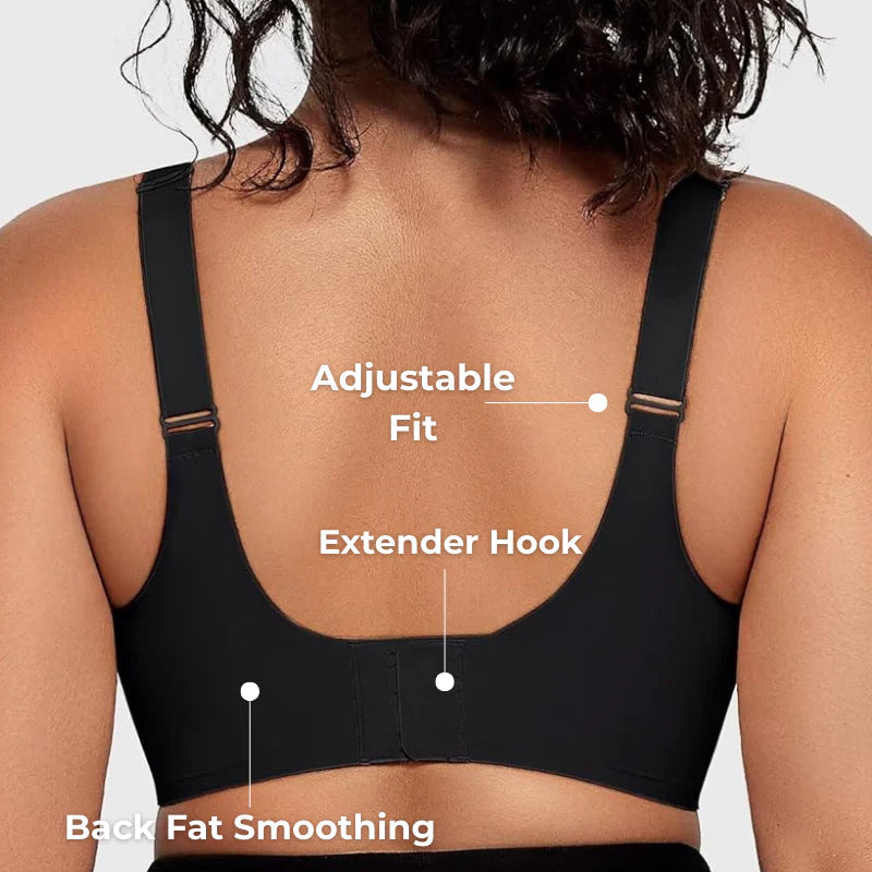 Mesh Detail Full Wireless Lift & Support Bra
